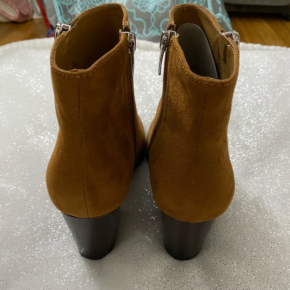 Nine West Brown Neva Ankle Boots - Picture 6 of 8